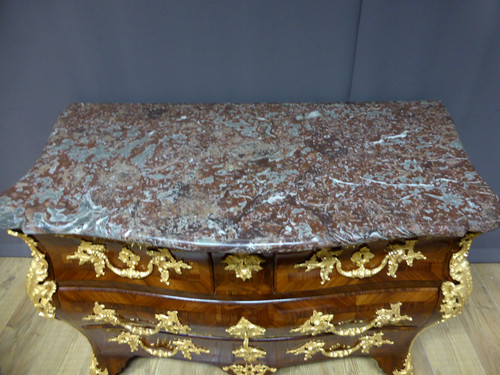 Kommode Grab Louis XV Intarsien XVIII