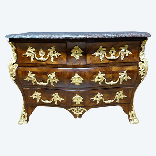 Kommode Grab Louis XV Intarsien XVIII