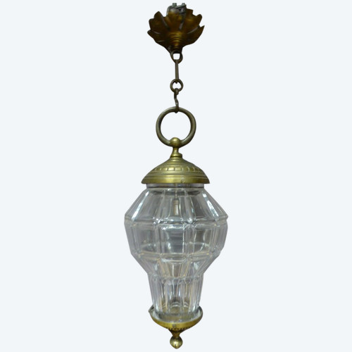 Glass And Bronze Lantern