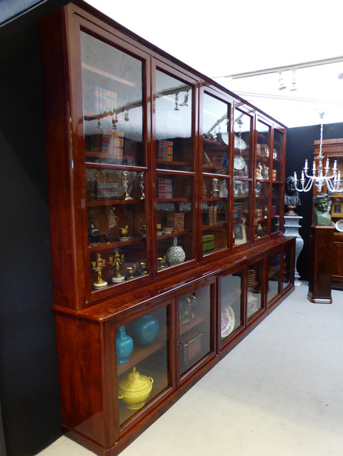 Libreria 12 Ante Mogano (4,65 M)