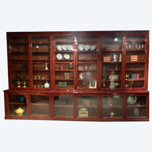Libreria 12 Ante Mogano (4,65 M)