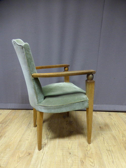 Paire De Fauteuils Dans Le Goût De Gilbert Poillerat