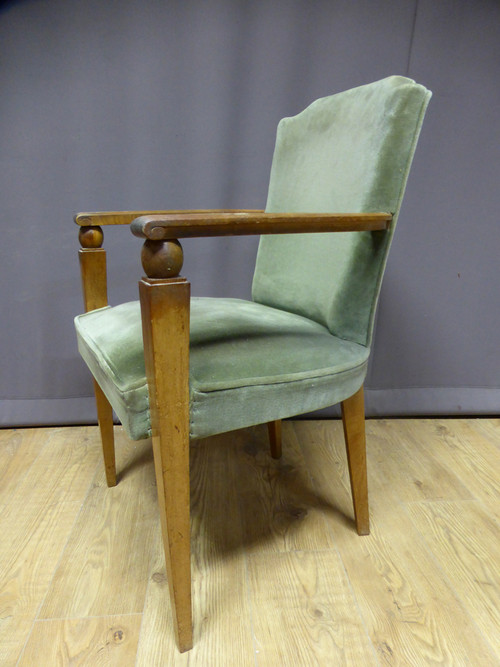 Paire De Fauteuils Dans Le Goût De Gilbert Poillerat