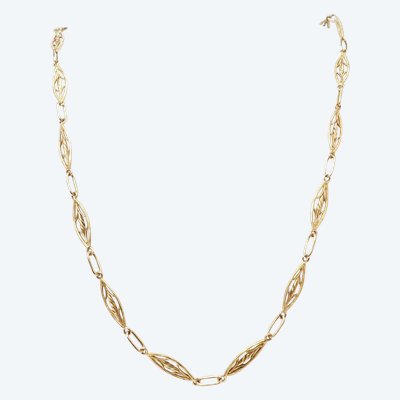 Collana in filigrana in oro giallo 18 Kt