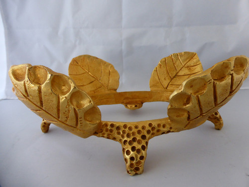 Signed Crystal And Bronze Cup