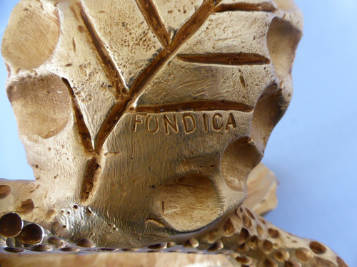 Signed Crystal And Bronze Cup