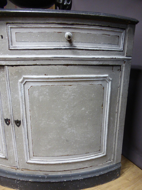 Encoignure En Bois Peint XIX