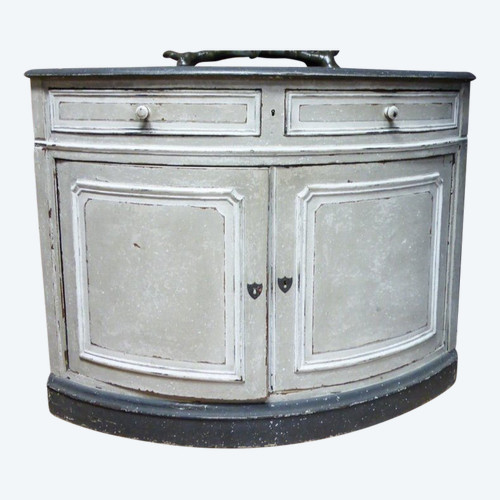 Encoignure En Bois Peint XIX