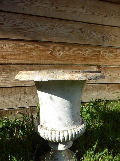 Pair Of Medici Vases In Cast Iron XIX