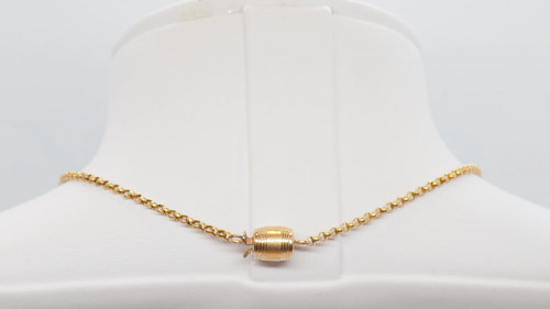 Collier En Or Jaune émaillé