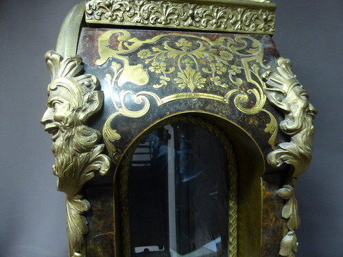 Cartel Marqueterie Boulle écaille Brune XVIII