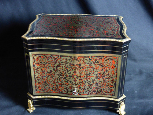 19th century Boulle wine cellar