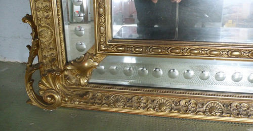 Specchio Napoleone III con riserve