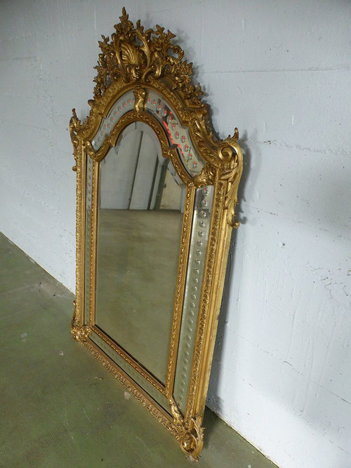 Specchio Napoleone III con riserve