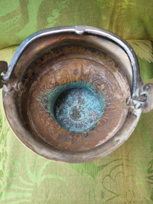 19th century holy water bucket