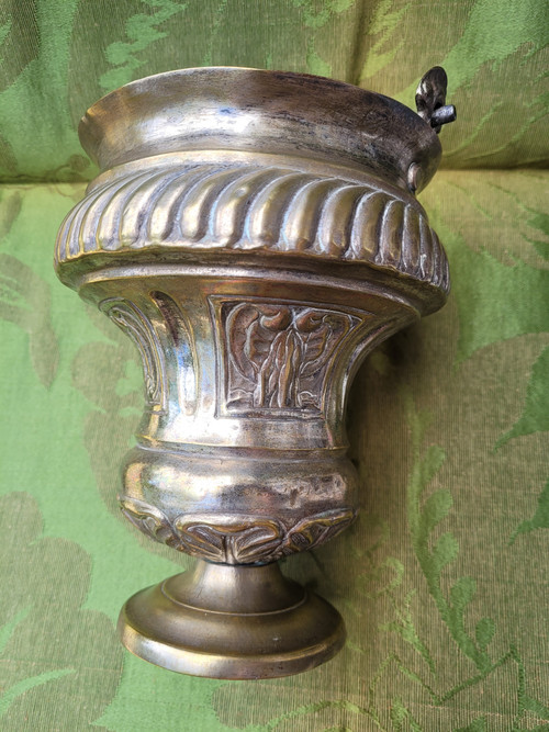 19th century holy water bucket