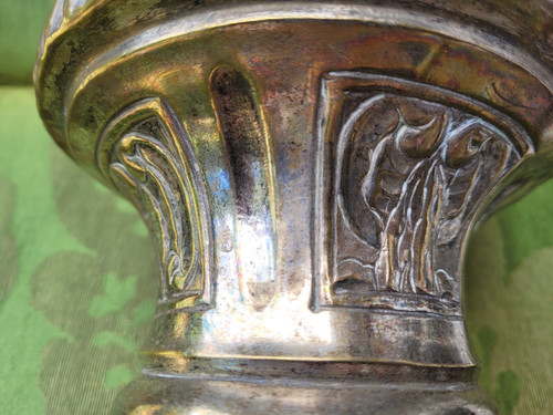 19th century holy water bucket