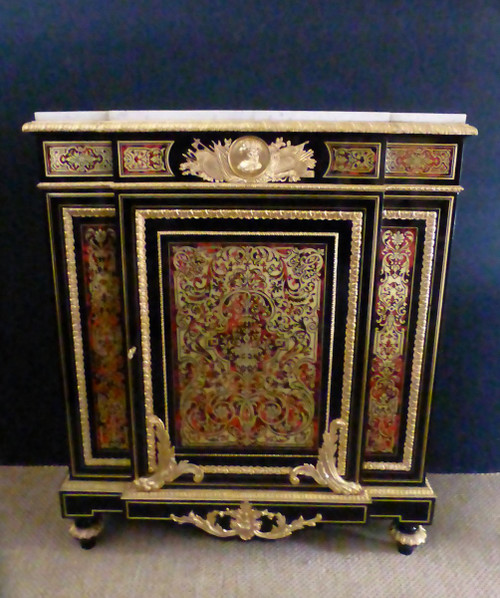 Buffet d'Appui En Marqueterie Boulle époque Napoléon III