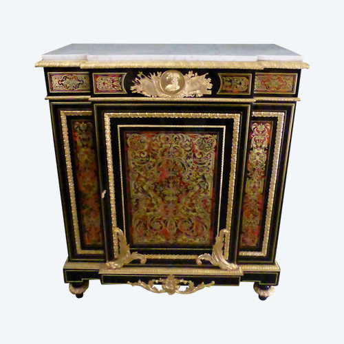 Buffet d'Appui En Marqueterie Boulle époque Napoléon III