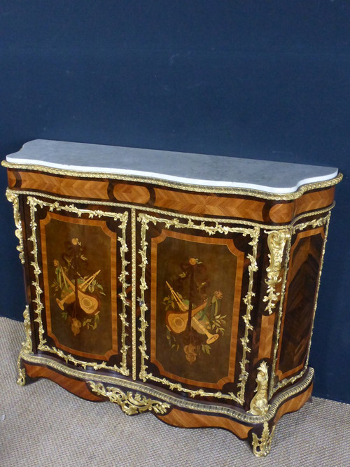Credenza intarsiata Napoleone III