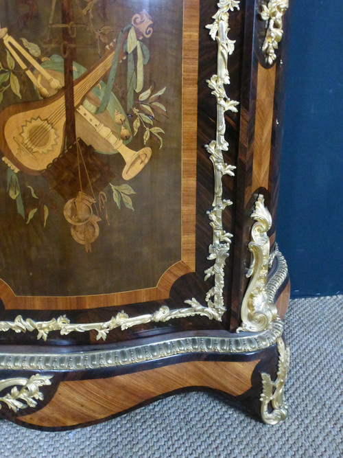 Credenza intarsiata Napoleone III