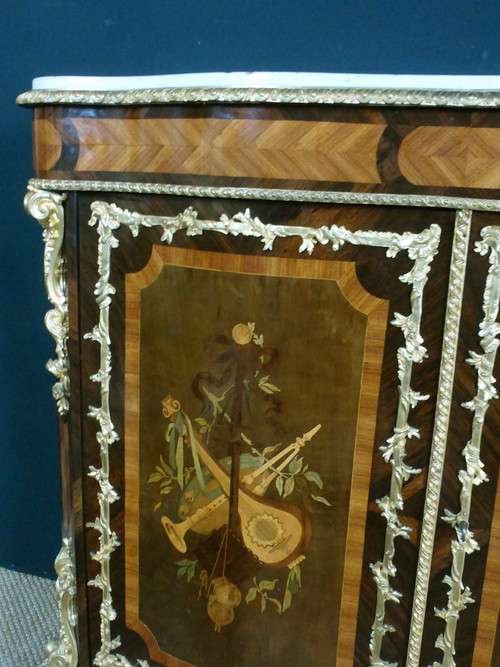 Credenza intarsiata Napoleone III