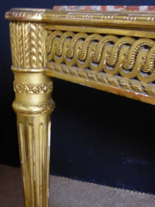 Table De Milieu En Bois Dore