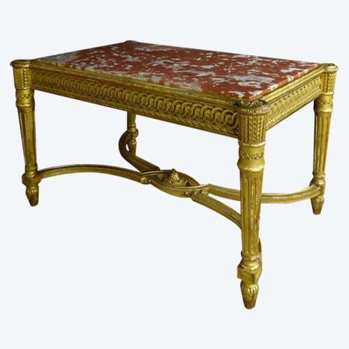 Table De Milieu En Bois Dore