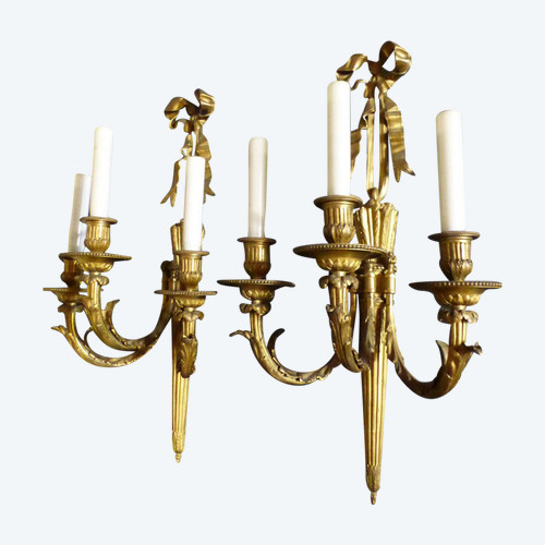 Bronze Gilded Wall Lights XIX
