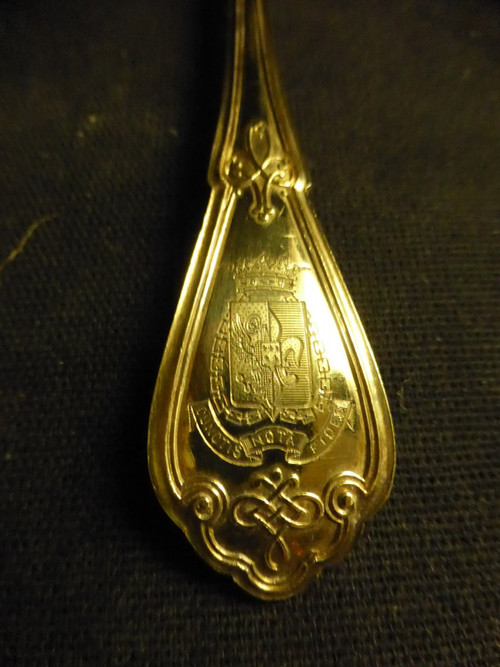 19th Century Armorié Vermeil Entremets Service