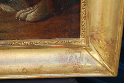 Still Life With Dog XVII Follower Of HONDE COTTER