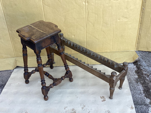Tabouret à tiroir 