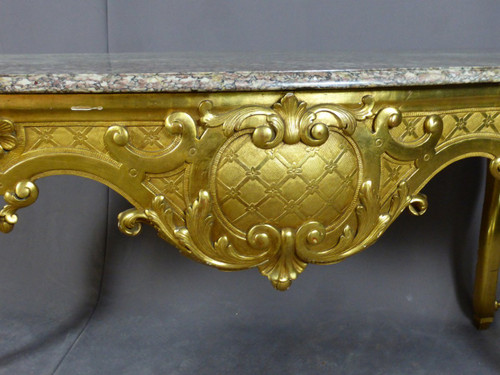 Table De Milieu En Bois Doré XIXe siècle