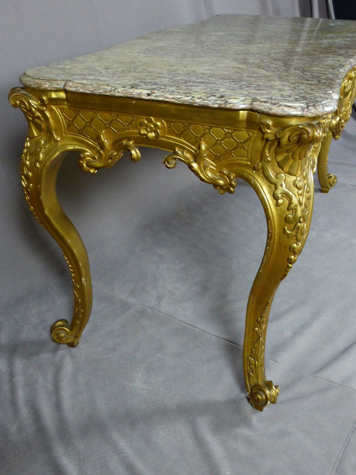 Table De Milieu En Bois Doré XIXe siècle