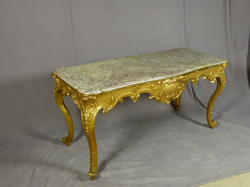 Table De Milieu En Bois Doré XIXe siècle