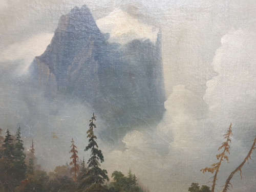 Augustin BADER - View of the Charmey Valley in Switzerland