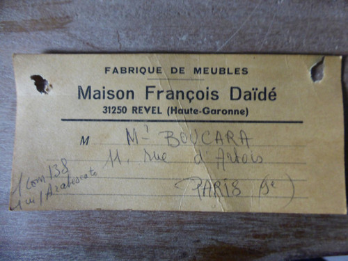 Commode Transition Louis XV Louis XVI estampillée Maison Daïdé François XXe siècle