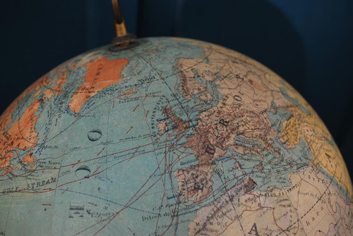 Beautiful World Map From Levasseur Nineteenth