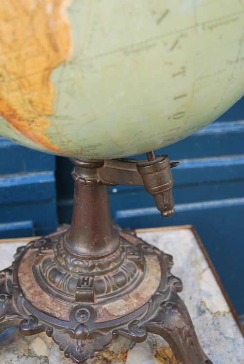 Beautiful World Map From Levasseur Nineteenth