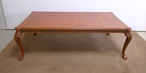 Important Rectangular Table, Chippendale Style, England - Mid-20th Century