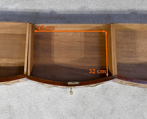 Comò Rognon in Legno Pregiato, Stile Transizione Luigi XIV / Luigi XV - Fine XIX secolo