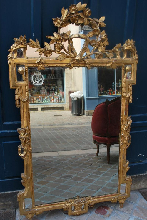 Grande Et Belle Glace , Travail Provencale Du XVIII, époque Louis XVI