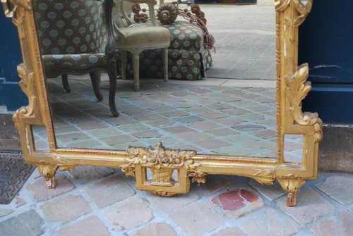 Grande Et Belle Glace , Travail Provencale Du XVIII, époque Louis XVI