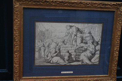Pen Drawing: The Death Of Dido, Work Early XVIII