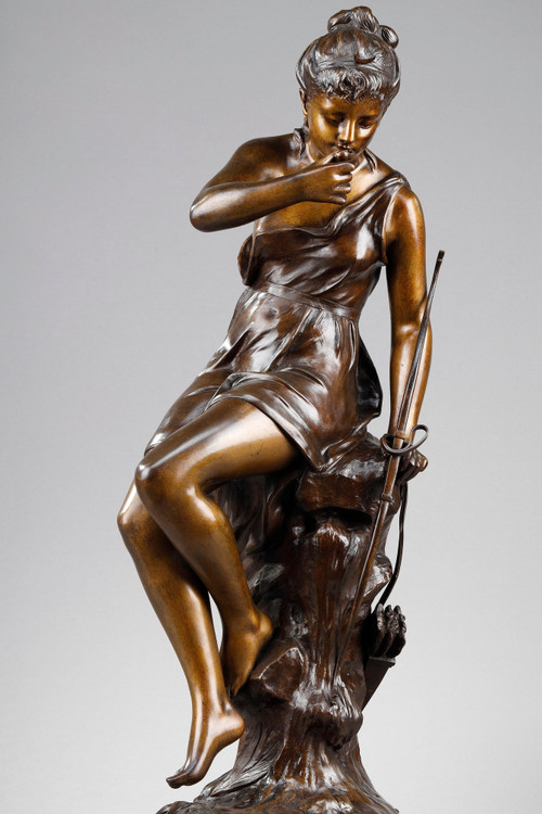 Prova di bronzo "La Source", firmata Lucie Signoret-Ledieu
