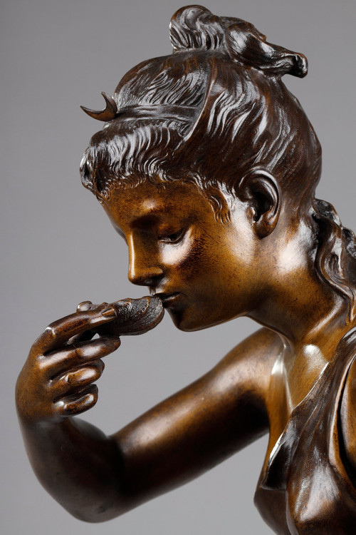 Prova di bronzo "La Source", firmata Lucie Signoret-Ledieu