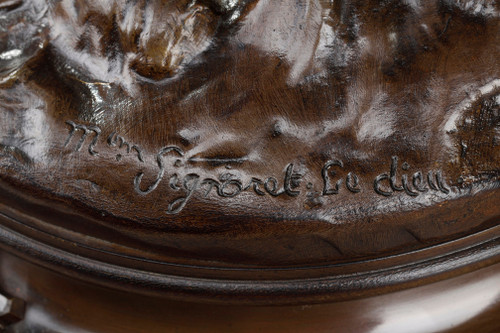 Prova di bronzo "La Source", firmata Lucie Signoret-Ledieu