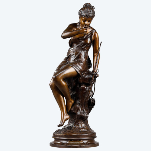 Prova di bronzo "La Source", firmata Lucie Signoret-Ledieu