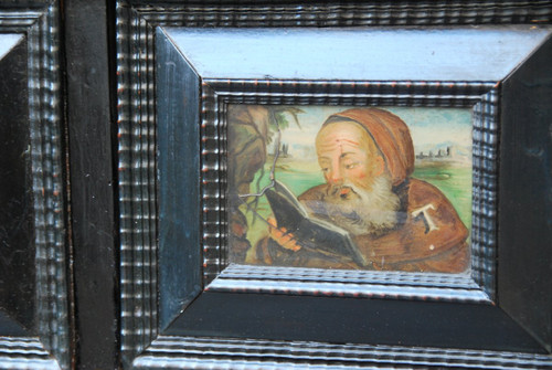 Schrank mit eglomisierten Glasplatten, Spanien XVII