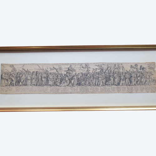 17th century engraving, The triumph of Christ